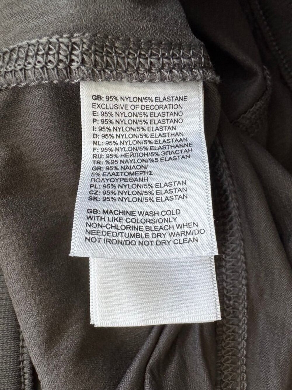 The North Face Aphrodite 2.0 Capri Pants Dark Gray Hiking Outdoors Women's Large - Picture 6 of 7